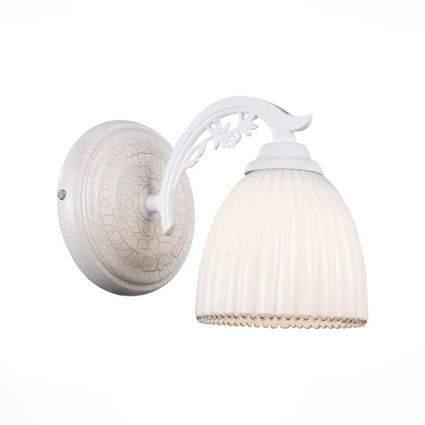 Бра ST Luce Fiore [Белый с эфектом старения/Белый с золотом E27 1*40W]