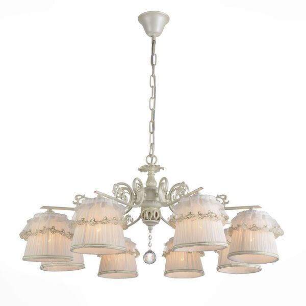 Люстра подвесная ST-Luce Malia  [Слоновая кость/Кремовый E14 8*40W]