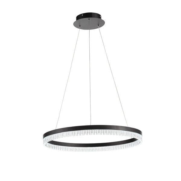 Светильник подвесной ST-Luce Silita [Черный/Прозрачный LED 1*36W]