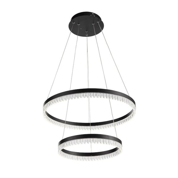 Светильник подвесной ST-Luce Silita [Черный/Прозрачный LED 2*30W]