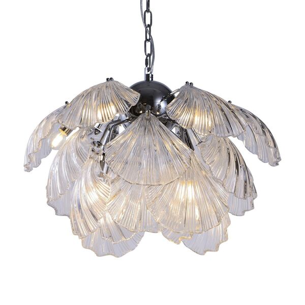 Люстра подвесная ST-Luce Ariel [Хром/Прозрачный E14 10*40W]