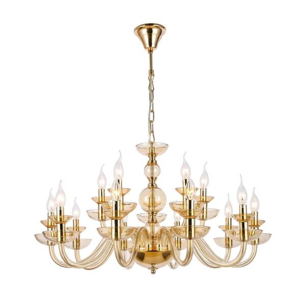 Люстра подвесная ST-Luce Cenela [Золото, Шампань E14 15*40W]