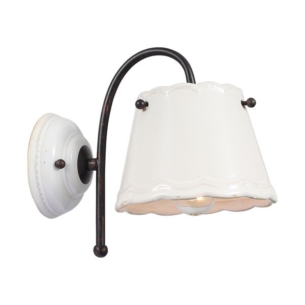 Бра ST-Luce Famiglia [Коричневый, Белый/Белый E14 1*40W]