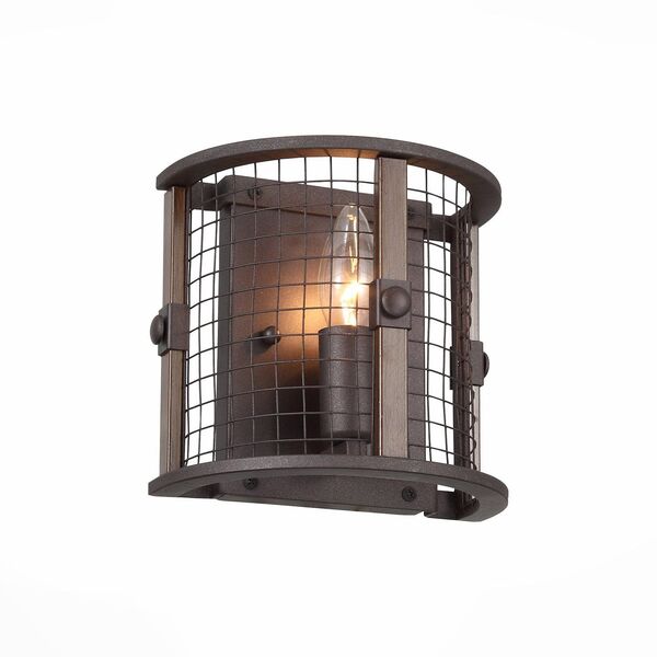 Бра ST-Luce Ivanho [Коричневый/Белый E14 1*60W]