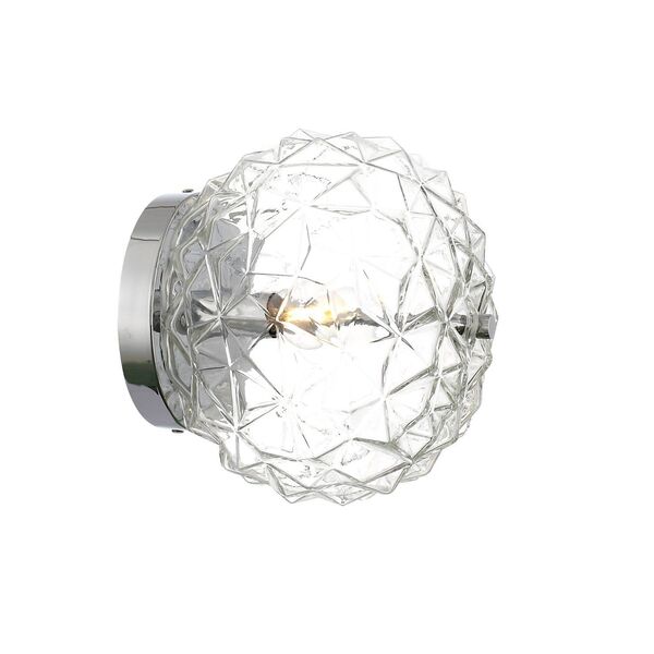 Светильник потолочный ST-Luce Brill [Хром/Прозрачный E14 2*40W]