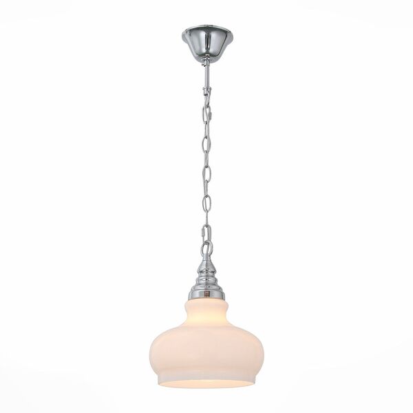 Светильник подвесной ST-Luce PIERA [Хром/Белый E27 1*60W]