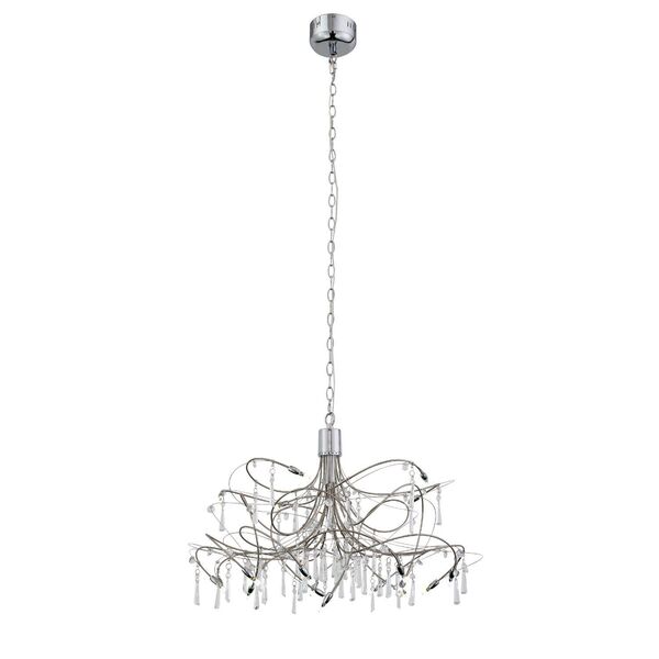 Люстра подвесная ST-Luce Lucente [Хром/Прозрачный G4 LED 20*1,5W]