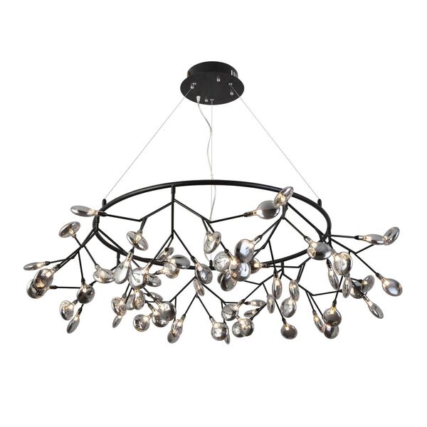Светильник подвесной ST-Luce Riccardo [Черный/Дымчатый G4 63*3W]