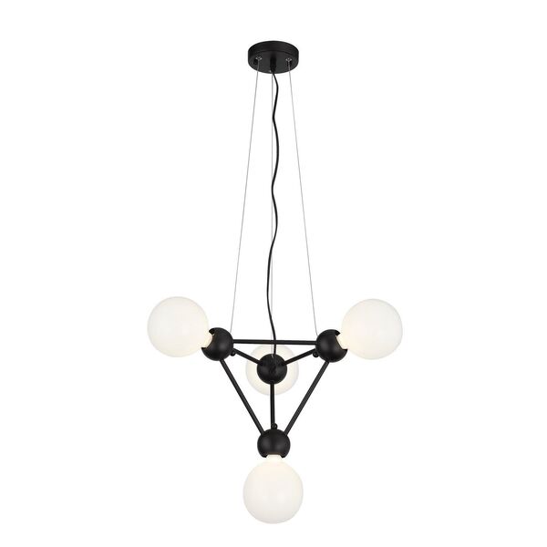 Люстра подвесная ST-Luce TAVERE [Черный E27 4*40W]
