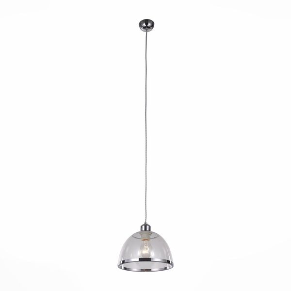 Светильник подвесной ST-Luce LETIZIA [Хром/Прозрачный E27 1*60W]