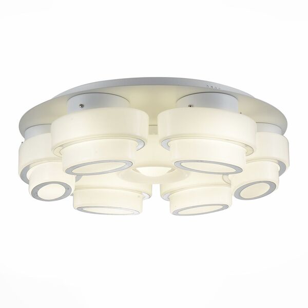Люстра потолочная ST-Luce Ovale [Белый/Белый LED 7*12W]