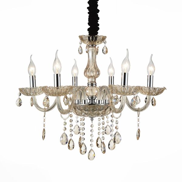 Люстра подвесная ST-Luce Paralume [Хром/Шампань E14 6*40W]