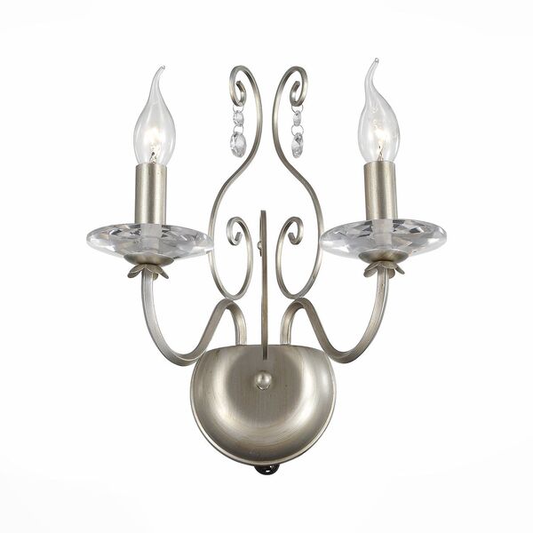 Настенный светильник ST LUCE Comodita [Французское золото/Прозрачный E14 2*40W]