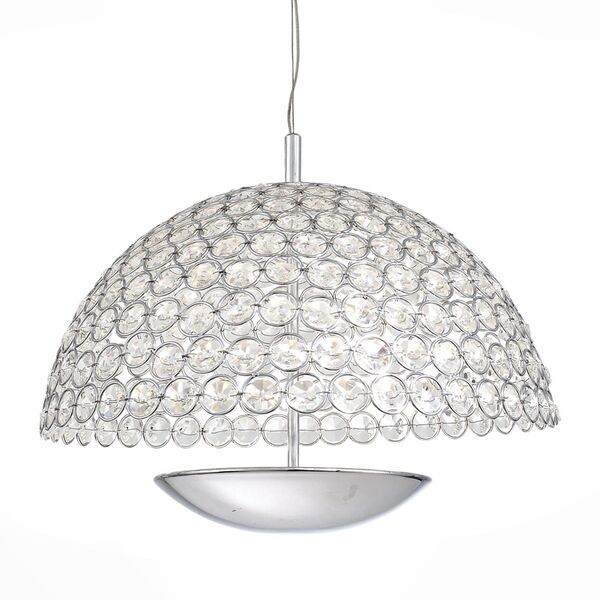 Подвесной светильник ST Luce SATELLITE [Хром/Прозрачный LED 1*15W]