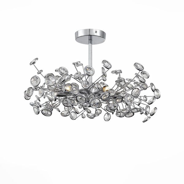 Люстра потолочная ST-Luce Anello [Хром/Прозрачный G9 6*28W]