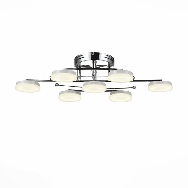 Люстра потолочная ST-Luce Rugiada [Хром/Белый LED 7*7W]