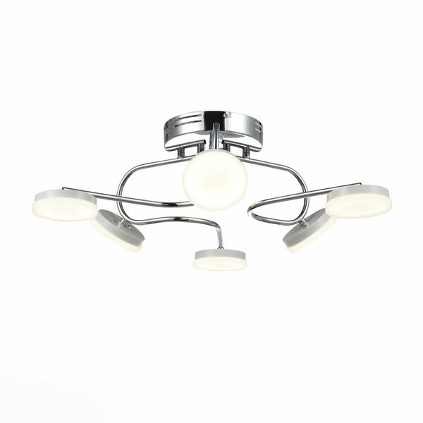 Люстра потолочная ST-Luce Rugiada [Хром/Белый LED 7*7W]