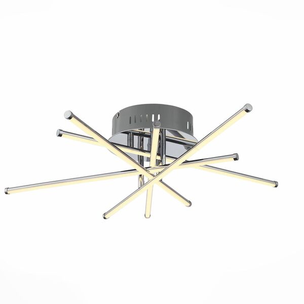Люстра потолочная ST-Luce Fascio [Хром/Хром, Белый LED 1*32W]