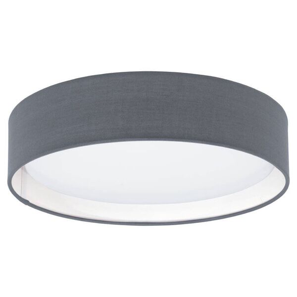 Светодиодный светильник потолочный PASTERI, [12W (LED), 320, белый/текстиль, серый]