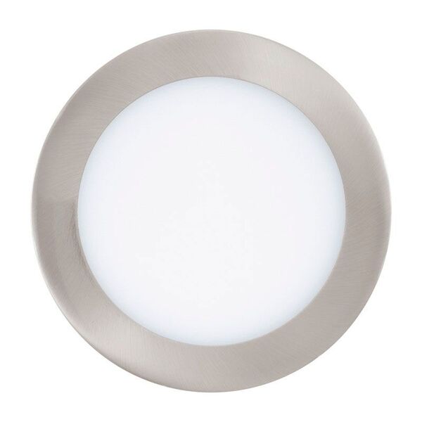 Светодиод. ультратонкая встраиваемая панель FUEVA 1, [10,9W (LED) 3000K, 170, литой металл, никель мат./пластик, белый]