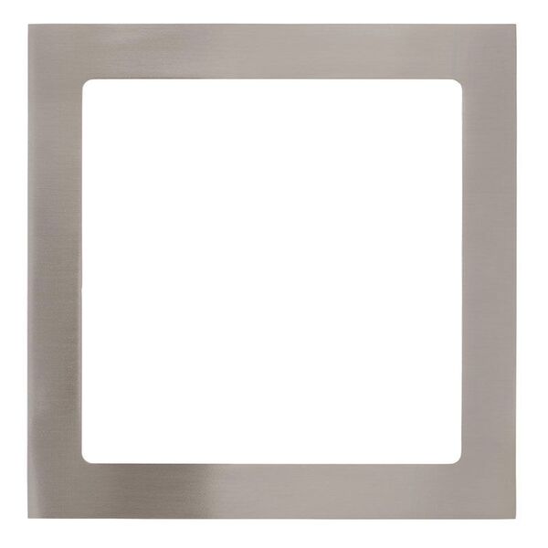 Светодиод. ультратонкая встраиваемая панель FUEVA 1, [16,5W (LED) 3000K, 225х225, литой металл, никель мат./пластик, белый]