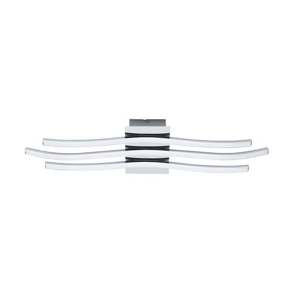 Светодиод. настен.-потол. светильник RONCADE, [26W (LED)[ L650, B130, сталь, хром/пластик, белый]