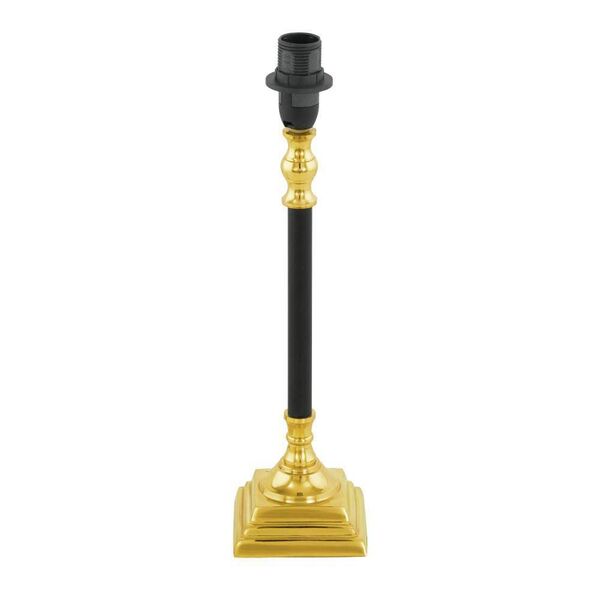 Основа для настольной лампы TRUNGLE, [1x40W (E14), 90х90, H345, сталь, латунь, черный]