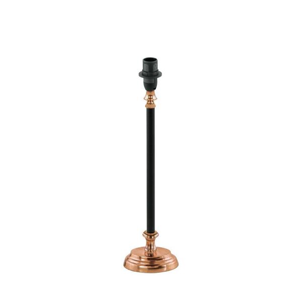 Основа для настольной лампы TRUNGLE, [1x40W (E14), 110х75, H420, сталь, медный, черный]