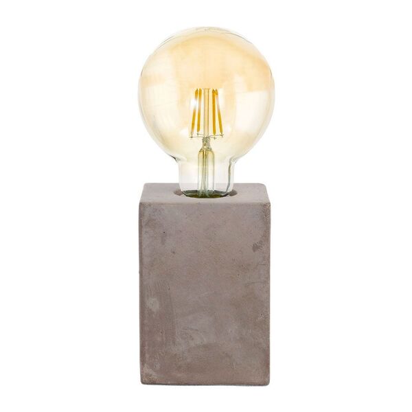 Настольная лампа PRESTWICK, [1х60W (E27), 90х90, H130, керамика, серый]