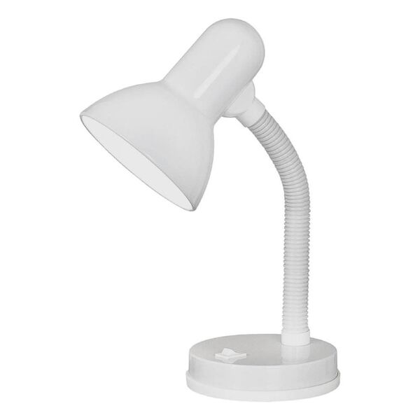 Настольная лампа BASIC, [1X40W (E27), H300, белый]