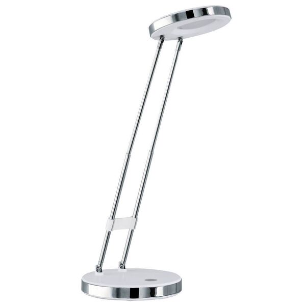 Светодиод. настольная лампа GEXO, [3W(LED), H320, пластик, сталь, черный, хром]