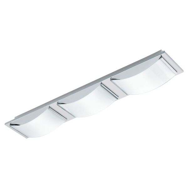 Светодиодный светильник настенно-потол. WASAO [3х5,4W (LED), 630х105, сталь, хром/стекло с покрытием, белый]