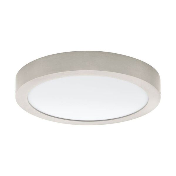 Светодиод. ультратонкая накладная панель FUEVA 1, [22W (LED) 3000K, 300, литой металл, никель мат./пластик, белый]