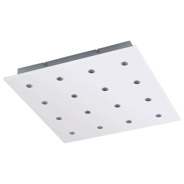 Светодиодный светильник наст.-потол. VEZENO, [16x1,1W (LED), 370x370, сталь, белый]