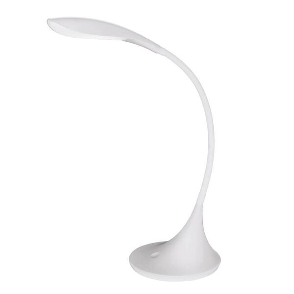 Светодиод. настольная лампа DAMBERA, [1х4,5W (LED), H375, пластик, белый, сенсор. выкл.]