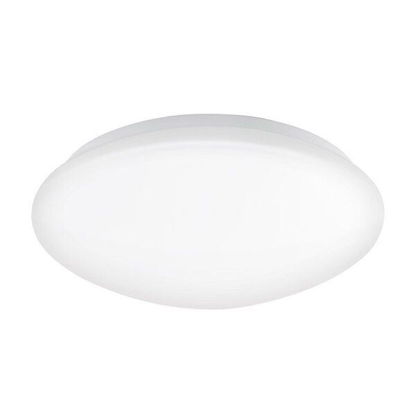 Светодиод. настенно-потол. светильник д/ванной LED GIRON, [16W (LED), ?300, IP44, сталь, белый/пластик, белый]