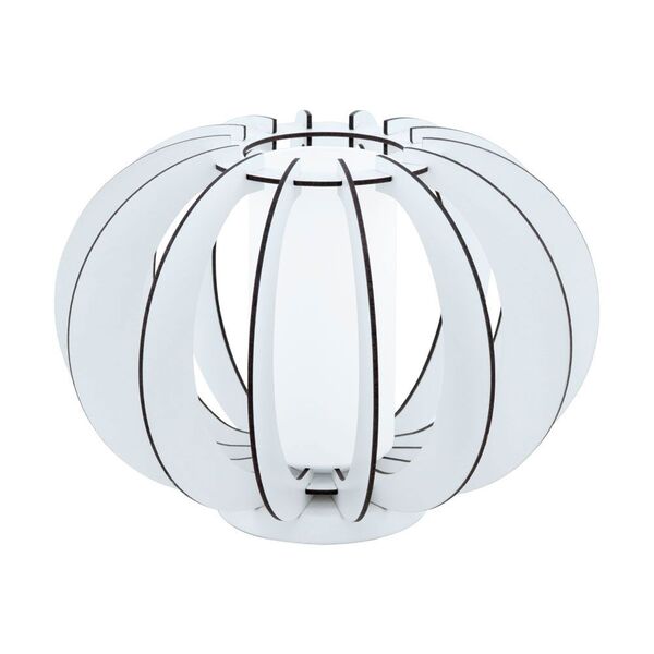 Наст. лампа STELLATO 2, [1х60W(E27), L285, H250, сталь, белый/дерево, стекло, белый]