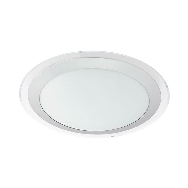 Светодиод. настенно-потол. светильник COMPETA 1, [22W(LED), [335, сталь, белый/пластик, белый, серебр., прозрач.]