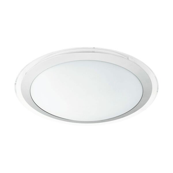 Светодиод. настенно-потол. светильник COMPETA 1, [24W(LED), [435, сталь, белый/пластик, белый, серебр., прозрач.]