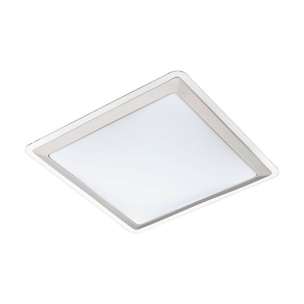 Светодиод. настенно-потол. светильник COMPETA 1, [24W(LED),[340х340, сталь, белый/пластик, белый, серебр., прозрач.]