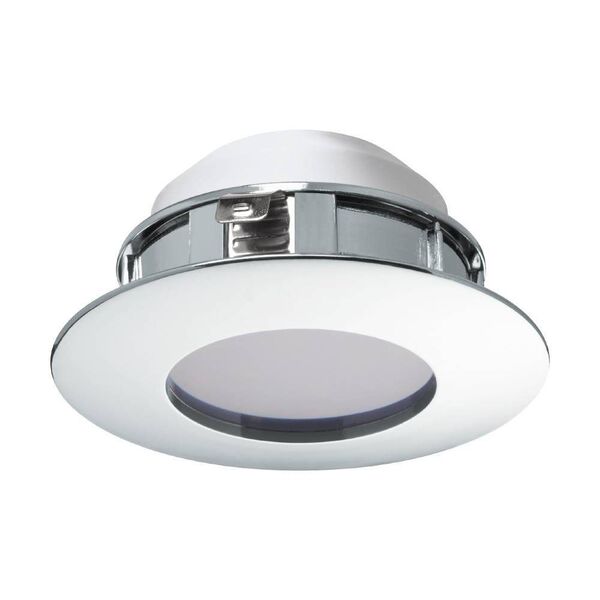 Светодиод. встраиваемый светильник PINEDA, [1х6W(LED), 78, пластик, хром]