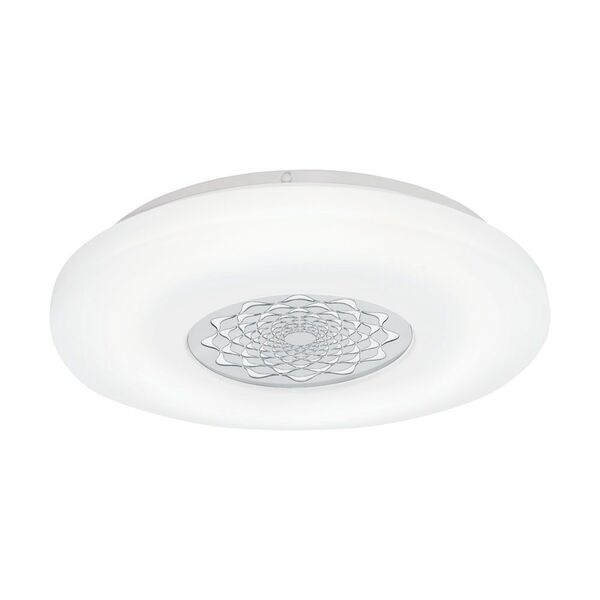 Светодиод. настенно-потол. светильник CAPASSO 1, [24W(LED), [400, сталь, белый/пластик, белый, хром]