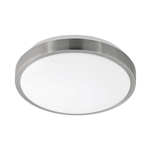 Светодиод. настенно-потол. светильник COMPETA 1, [22W(LED), [245, сталь, белый/пластик, белый, никель мат.]