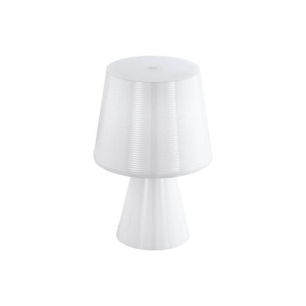 Настольная лампа MONTALBO, [1x40W(E14), H260, пластик/белый]