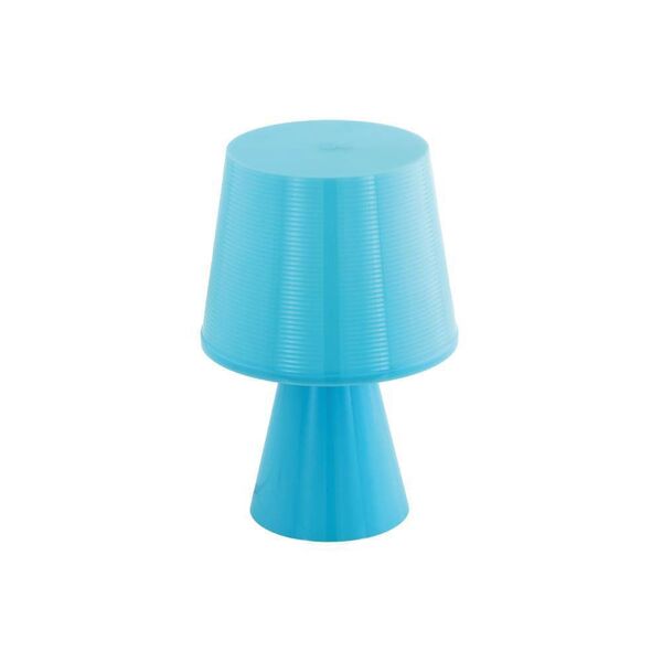 Настольная лампа MONTALBO, [1x40W(E14), H260, пластик/синий]