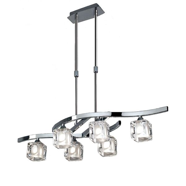 TELESCOPIC LAMP 6L CHROME