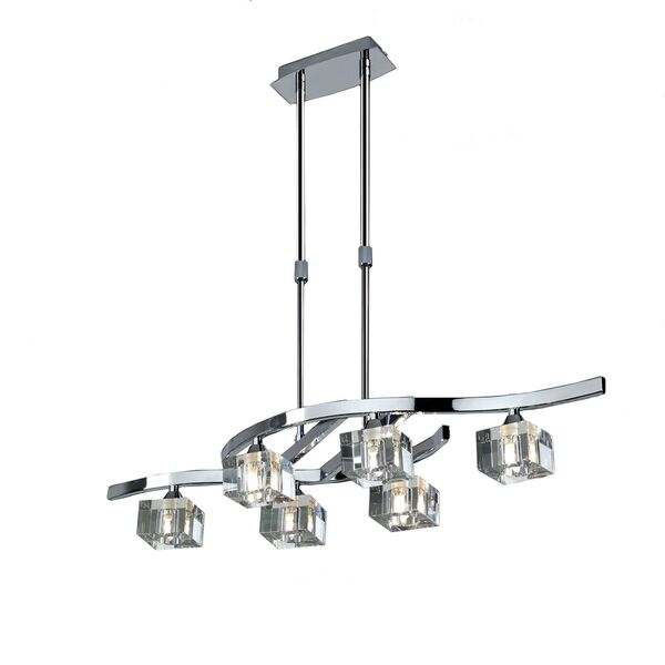 TELESCOPIC LAMP 6L CHROME