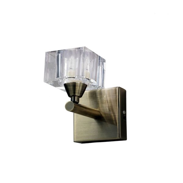 Бра Mantra Cuadrax [WALL LAMP 1L ANTIQUE BRASS / OPTICAL]