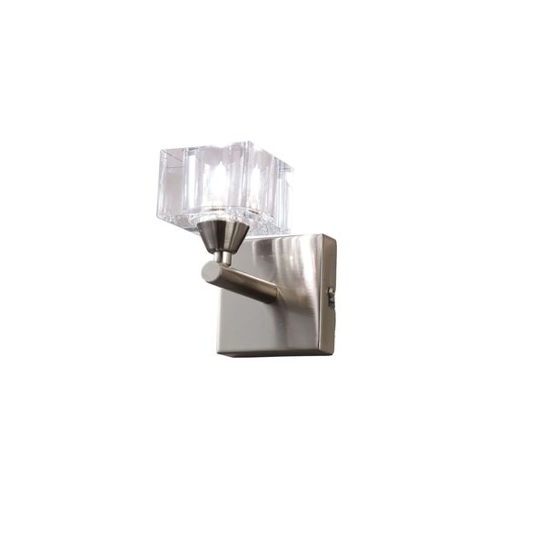Бра Mantra Cuadrax [WALL LAMP 1L SATIN NICKEL / OPTICAL]