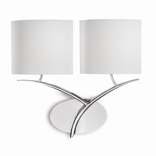 Бра Mantra Eve [WALL LAMP 2L CHROME / OFF WHITE SHADE]
